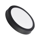 Lampara Led Sylvania Redonda Negra 12W 6500K Superficie (UNIDAD)