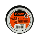 Tape Elect. Negro Foxlux 5M 10/1 10.01 (UNIDAD)