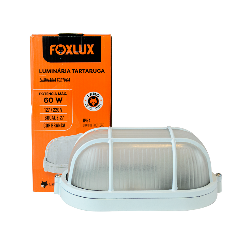 Lampara Cara Catcher Blanca Foxlux Bivolt 60W 17.20 (UNIDAD)