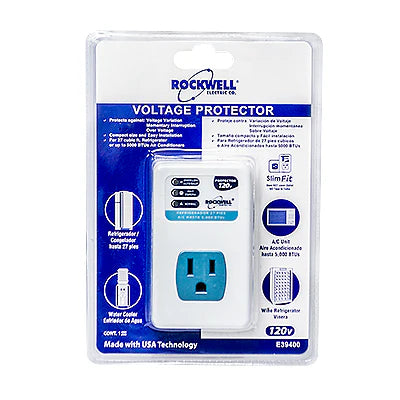 Protector de Voltaje Electrodomésticos 10Amp 120V E39400 (UNIDAD)