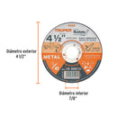 Disco Corte M. Truper 4-1/2 X 7/8 Ultra Fino DICOF-4516 (UNIDAD)