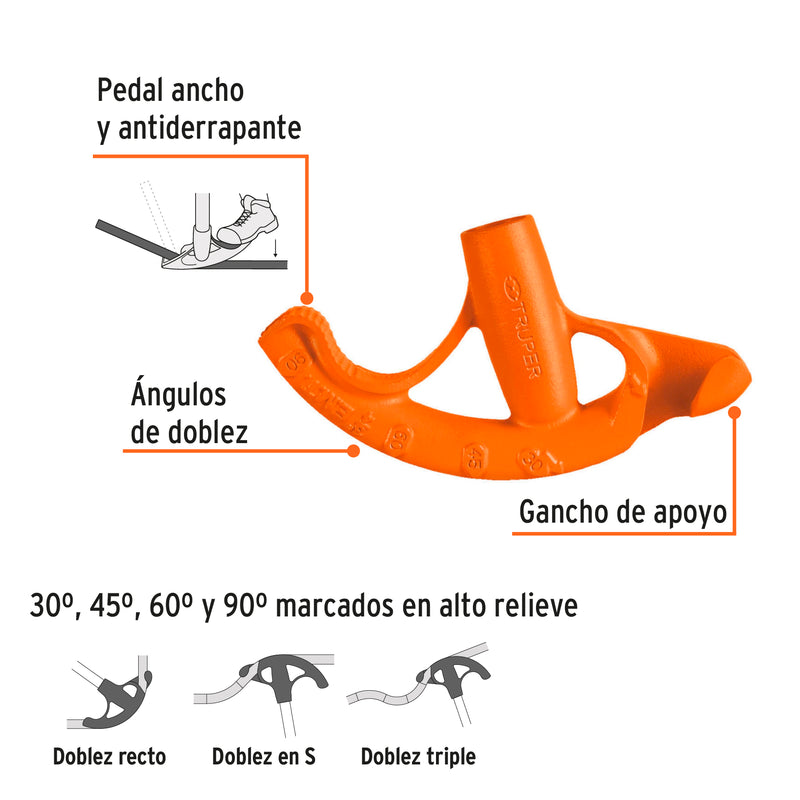 Dobladora para Tubo Emt 3/4 Truper Dotu-5075 (UNIDAD)