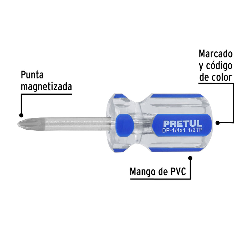 Destornillador Stria Pretul Dp-1/4X1-1/2Tp (UNIDAD)