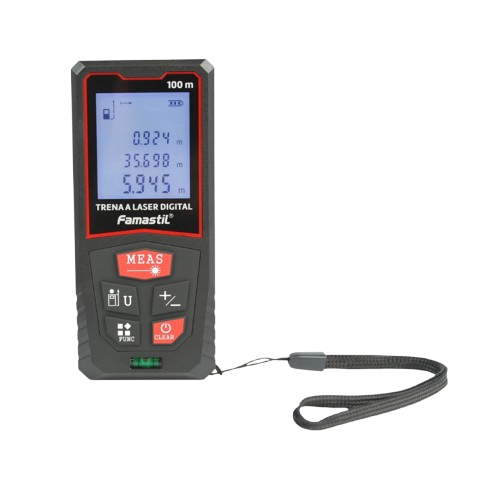 Cinta Métrica Laser Digital Famastil 100M F43.21 (UNIDAD)