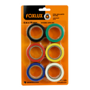 Tape Elect. Colores Foxlux 5M 6/1 10.19 (UNIDAD)