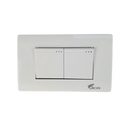 Lico Lux Interruptor Doble Blanco 3 Way (UNIDAD)