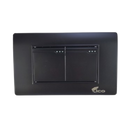 Lico Lux Interruptor Doble Negro (UNIDAD)