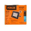 Reflector Led Foxlux 20W Negro 6500K LED38.20 (UNIDAD)
