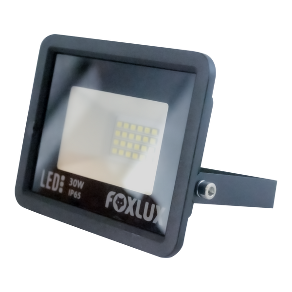 Reflector Led Foxlux 30W Negro 6500K LED38.21 (UNIDAD)