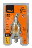 Bombillo Led Filamento T/Vela Foxlux E-14 2W Led90.139 (UNIDAD)