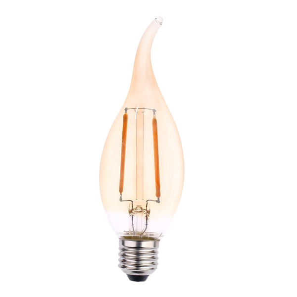 Bombillo Led Filamento T/Vela Foxlux E-14 2W Led90.139 (UNIDAD)