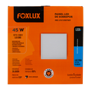 Lampara Led Foxlux Cuadrada Superficie 45W 6500K LED90.169 (UNIDAD)