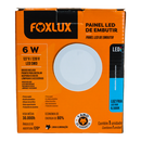 Lampara Led Foxlux Redonda Empotrar 6W 6500K LED90.40 (UNIDAD)