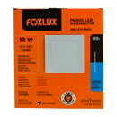 Lampara Led Foxlux Cuadrada Empotrar 12W 6500K LED90.47 (UNIDAD)