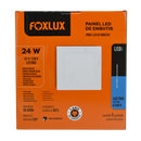 Lampara Led Foxlux Cuadrada Empotrar 24W 6500K LED90.53 (UNIDAD)