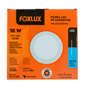 Lampara Led Foxlux Redonda Superficie 18W 6500K LED90.61 (UNIDAD)