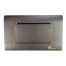 Lico Lux Interruptor Sencillo Gris Botón Grande 3 Way (UNIDAD)