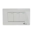 Lico Lux Interruptor Triple Blanco (UNIDAD)