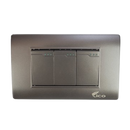 Lico Lux Interruptor Triple Gris 3 Way (UNIDAD)