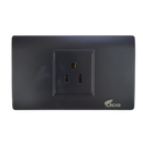 Lico Lux Toma Corriente Sencillo Negro (UNIDAD)