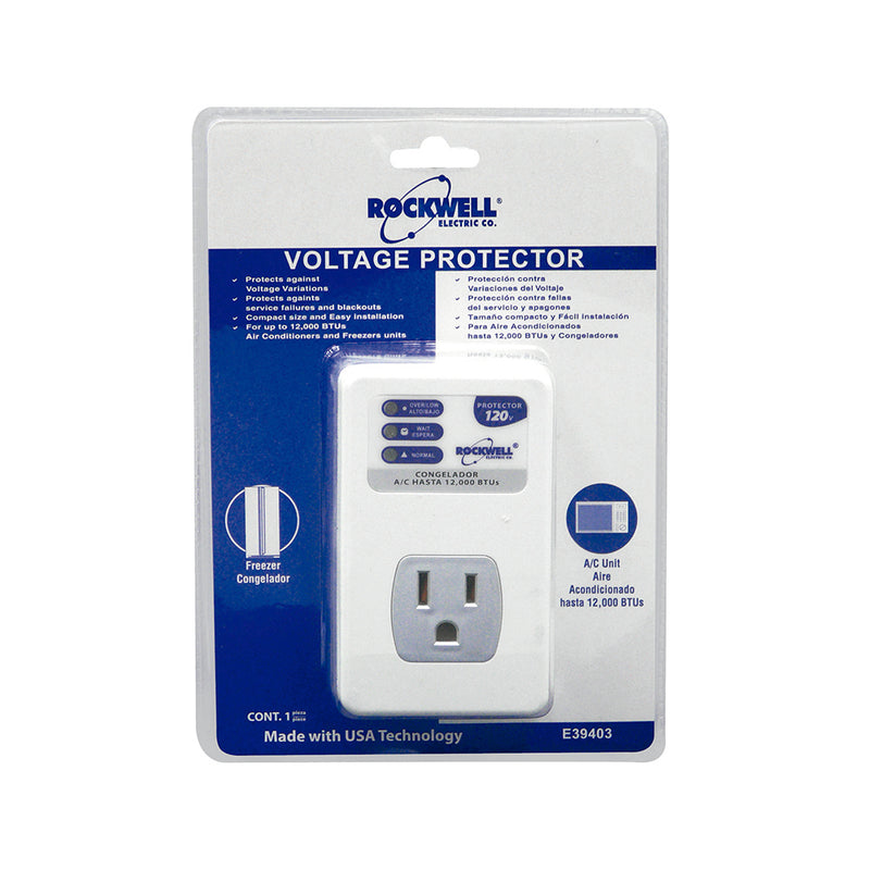 Protector de Voltaje Refrigeración 15Amp 120V E39403 (UNIDAD)