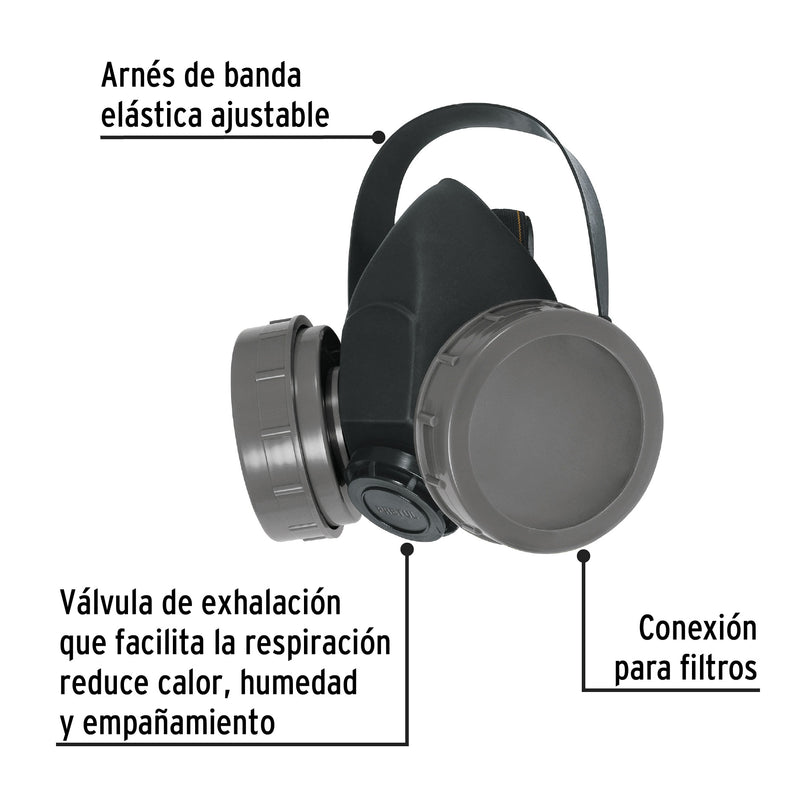 Mascarilla Respirador 2 Filtros Pretul (UNIDAD)