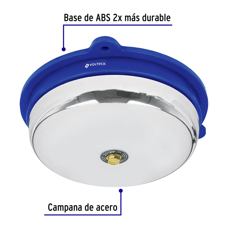 Timbre Tipo Campana Volteck TIMC-8 (UNIDAD)