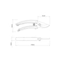 Tijera para Podar Flores Tramontina 78300/001 (UNIDAD)