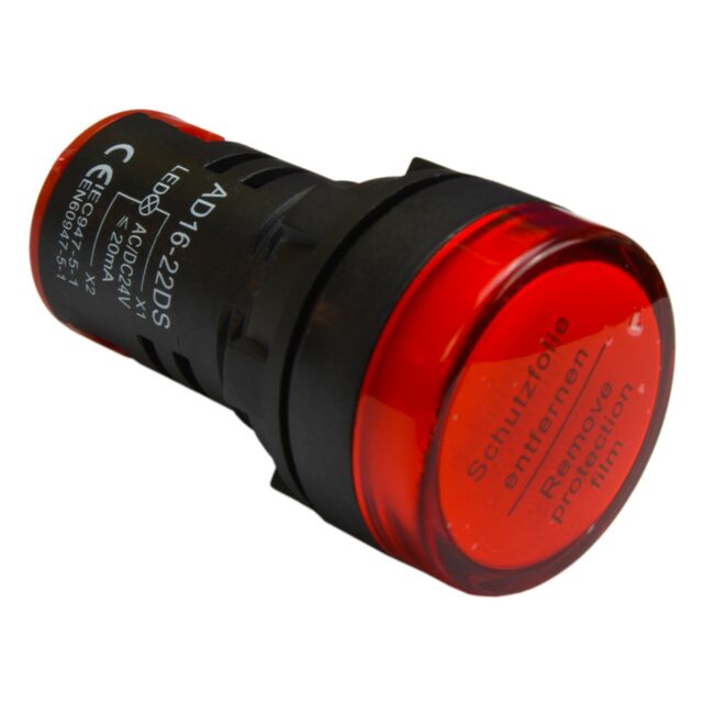 Luz Piloto Led Roja 110V 22Mm Ad22-22Ds110V-R (UNIDAD)