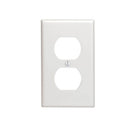 Tapa Plástica para Tomacorriente Doble Blanca Leviton (Or) (UNIDAD)