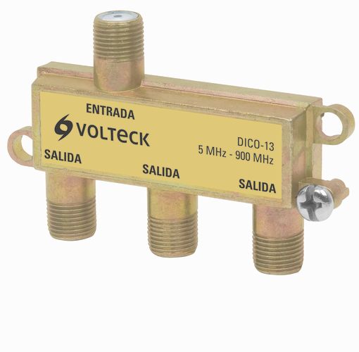 Splitter Coaxial 3 Salidas Volteck Dico-13 (UNIDAD)