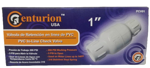 Cheque Pvc Multiuso Centurion De 1 Pcv01 (UNIDAD)