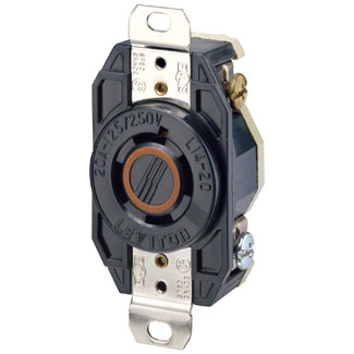 Toma Industrial Leviton 2410 125V L14-20R (UNIDAD)