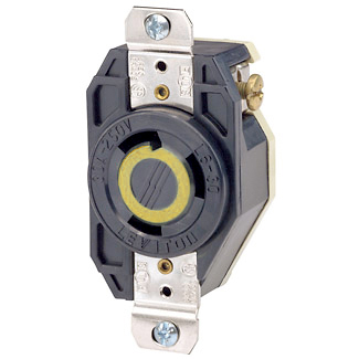 Toma Industrial Leviton 125V L5-30R 2610 (UNIDAD)