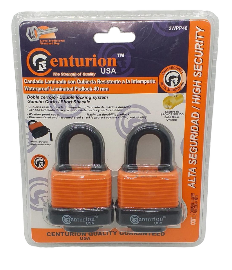 Candado Centurion Resistente Intemperie 40 Mm 2Wpp40 2/1 (UNIDAD)