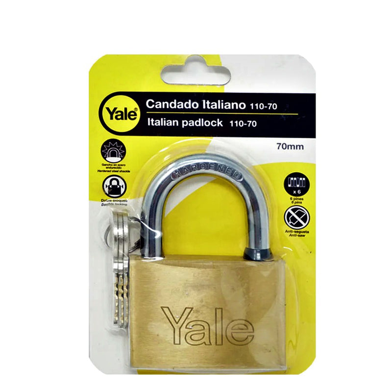 Candado Yale 110-70 Blister (UNIDAD)