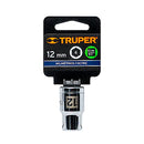 Cubo Mecánico 12Mm A 1/2 Truper D-5412 (UNIDAD)