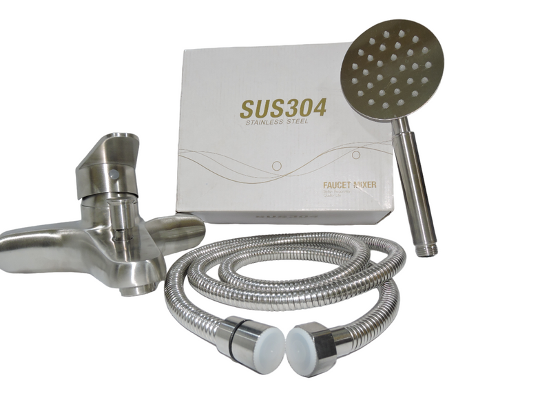 Llave Mezcladora para Bañera con Ducha Lico F-3339 Ac. Inox. (UNIDAD)