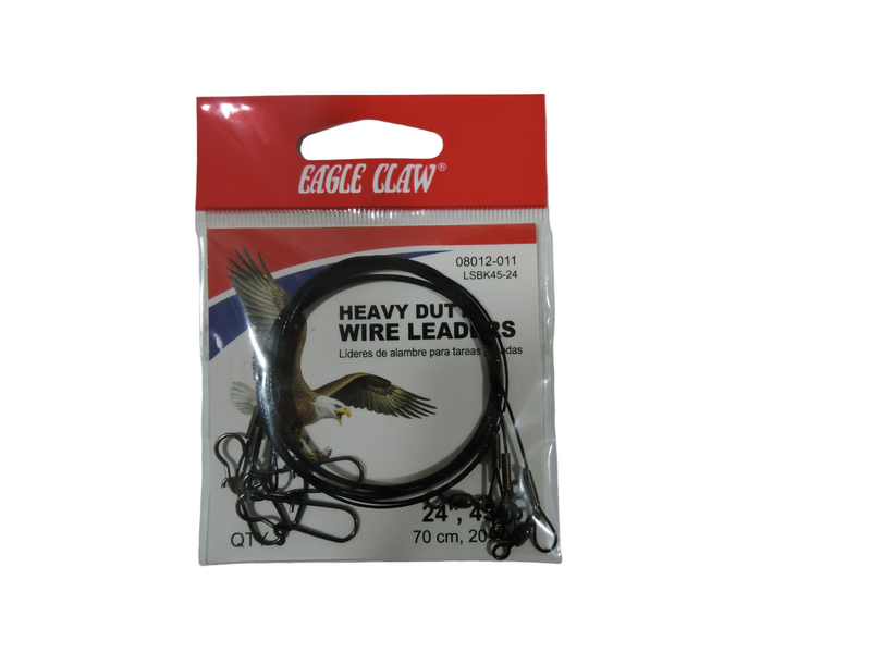 Eagle Claw Verguilla Acero Negro 24 Pulgs 45 Lb 08012-011 (BLISTER)