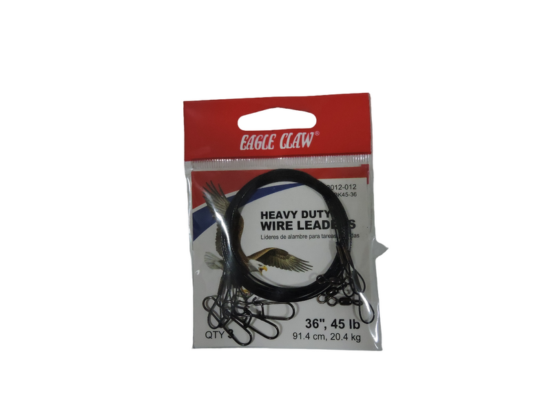 Eagle Claw Verguilla Acero Negro 36 Pulgs 45 Lb 08012-012 (BLISTER)