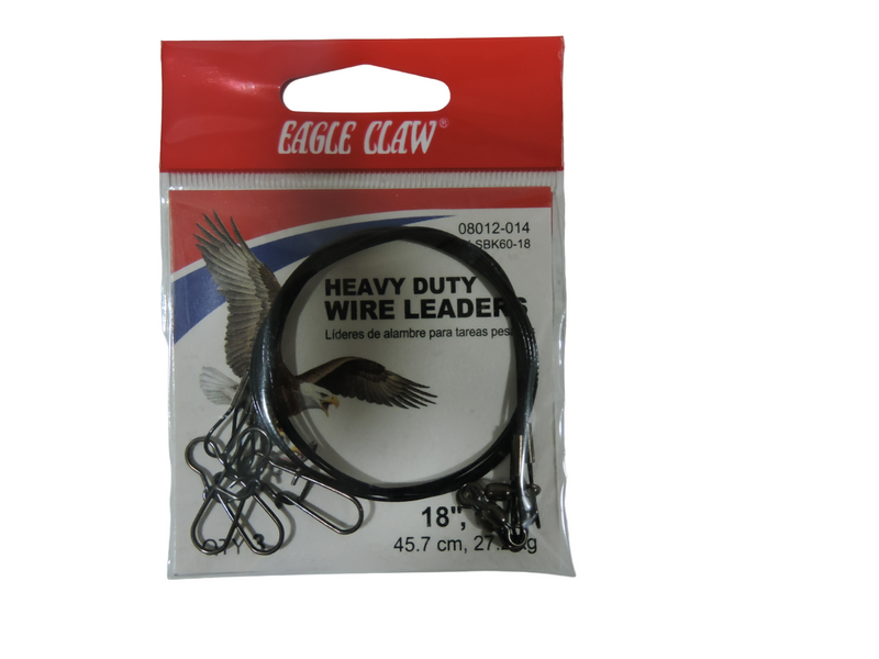 Eagle Claw Verguilla Acero Negro 18 Pulgs 60 Lb 08012-014 (BLISTER)