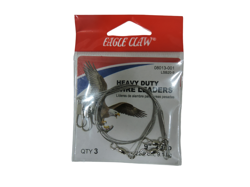 Eagle Claw Verguilla Acero Cromado 9 Pulgs 20 Lb 08013-001 (BLISTER)