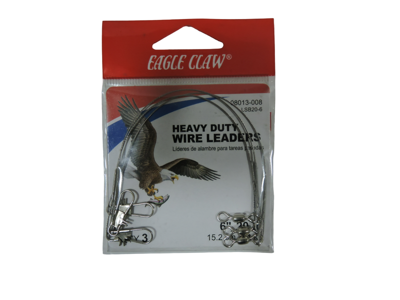 Eagle Claw Verguilla Acero Cromado 6 Pulgs 20 Lb 08013-008 (BLISTER)