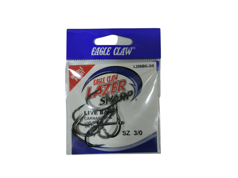 Eagle Claw Anzuelo Labrado T/Corto Lazer Sharp L256Bgh-3/0 (BLISTER)