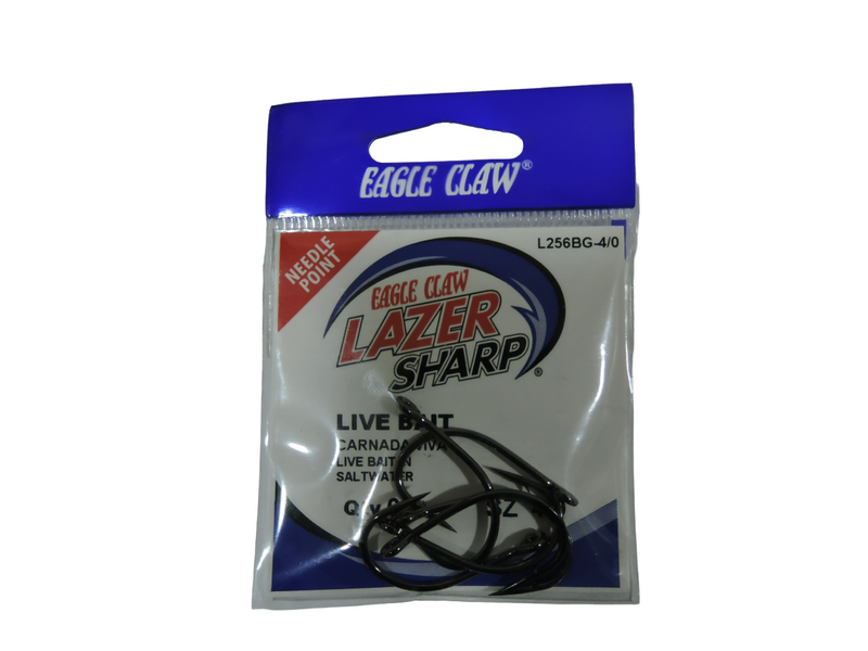 Eagle Claw Anzuelo Labrado T/Corto Lazer Sharp L256Bgh-4/0 (BLISTER)