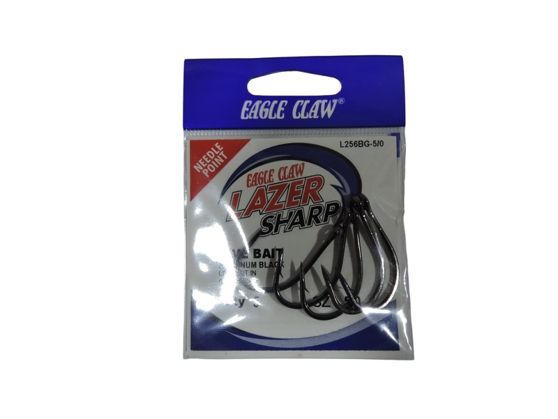 Eagle Claw Anzuelo Labrado T/Corto Lazer Sharp L256Bgh-5/0 (BLISTER)