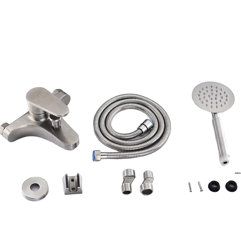 Llave Mezcladora para Bañera con Ducha Lico F-3339 Ac. Inox. (UNIDAD)