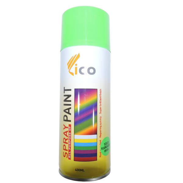 Pintura Spray Lico Fluorecente Verde Botella 37 (UNIDAD)