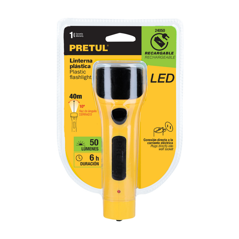 Foco Recargable Pretul 3 Leds Lile-3P (UNIDAD)