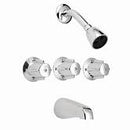 Llave Mezcladora Triple para Bañera Bronce EZ-FLO 10771 (UNIDAD)